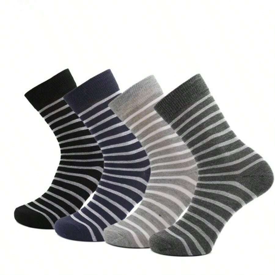 12 pares de calcetines de crecimiento para hombres, calcetines deportivos casuales - Combinación Doce - Ver 1
