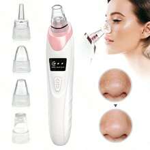 Máy hút mụn đầu đen điện 5 trong 1, làm sạch lỗ chân lông mặt với 5 đầu thay thế, dụng cụ làm đẹp cầm tay dành cho phụ nữ, quà tặng Giáng sinh, 3 tốc độ điều chỉnh, điều trị mụn trứng cá. - Nhiều màu - Xem 7