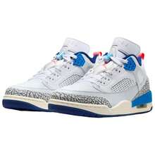Air Jordan Spizike Low 'White Blue Void' Hot-Lava Pure-Platinum Sneakers Men FQ1759-110 - Nhiều màu - Xem 3