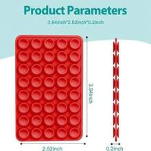 1pc, 40pcs Classic Silicone Suction Cup Double-Sided Handheld Selfie Stick And Stand, Multi-Functional Sticky Phone Holder, Reusable Sticky Pad For Phone Stand Or Grip, For Selfie, Video Etc. - Easy Stick, Easy Clean, Compatible With IPhone And Android - Ideal For Shower, Video Recording And Photography Compatible With IPhone, Android Phone, Gift For Birthday, Family, Friends Gifts Birthday Bathroom Phone Accessories Sticky Stand - Multicolor - View 14