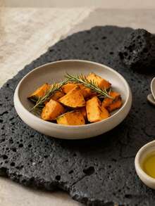 1pc Rustic Ceramic Bowl, Multipurpose Tableware, Microwave , Minimalist Solid Color Ceramic Bowl & Plate, Housewarming/Holiday Gift, Suitable For Family Gatherings, Cafes, Festivals, Daily Meals