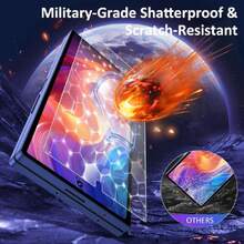 YWXTW  Front Screen Protector For Samsung Galaxy Z Fold 7, Military-Grade Tempered Glass Film With Alignment Frame, Bubble Free High Touch Sensitivity - Clear 2 Pack,32601530 - Màu Tím - Xem 5