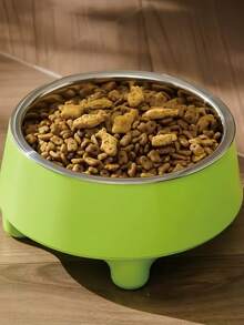 Elevated Dog/Cat Bowl, Stainless Steel Pet Food & Water Bowl, Non-Spill, For Small Dogs, Medium & Large Breeds - 300ml - View 9