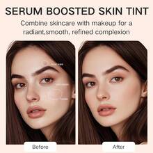 Color Changing Foundation Stick,2-In-1 White Stick Foundation,Dual-Ended Full Coverage Hydrating Concealer Balm With Brush, Moisturizing Makeup Cover Cream Balm For All Skin Types - Natural - Ver 5