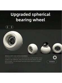 1件套木制指板滑板套装，五层枫木指板滑板带轴承，专为专业指板滑板体验而设计，助您完美提升跳跃技巧，是节日或生日的经典理想礼物之选。