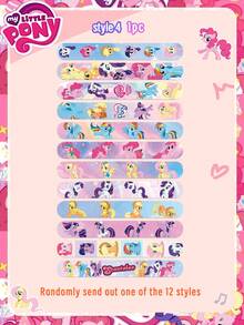 MY LITTLE PONY 1/6/12/24 小马宝莉派对腕带，拍手环，拍手手镯，绿色流行戒指手镯，动漫卡通派对礼物，为好友营造最佳节日派对氛围的装饰品，完美的派对装饰品，价格实惠的日常艺术装饰品，价格实惠的家居装饰品，完美的房间艺术装饰品 - 彩色 - 查看 8