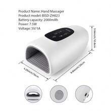 2000mAh可充电电动手部按摩器，具备气压、加热、揉捏、掌心按摩功能，是送给亲人的好礼物。 - 彩色 - 查看 9