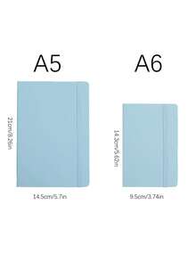 1pc Customized PU Leather Notebook, Engraved With Birthday Floral Pattern, Soft Leather Cover, Personalized Notebook, Christmas Gift, Birthday Flower Gift, Valentine's Day Gift, Anniversary Surprise, Teacher's Day Gift - Multicolor - View 5