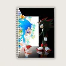 1pc Detachable Blank Notebook, A5 Horizontal, Grid Paper, English Notebook, Handbook, Random Style, Christmas Stocking Stuffer, Christmas Gift, Christmas Decoration