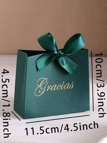 10件套精美礼盒套装，印有“Gracias”字样并系有丝带——非常适合存放零食、糖果和小礼物——适用于感恩节、婚礼、新娘送礼会、派对回礼和节日庆典——用途广泛，优雅别致，适合各种场合。迷你礼品袋，是返校季、情人节等场合的理想之选。 - 多色 - 查看 11