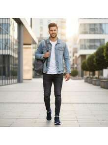 Men's Lightweight Athletic Shoes: Breathable Air Cushion Running Sneakers With Non-Slip Sole & Lace-Up Closure | Durable Abrasion-Resistant Gym Shoes For Jogging, Workouts & Fitness Training | Comfortable Walking Shoes For Active Men.Tenis Para Hombre,Zapatillas De Hombre,Blue Shoes.Navy Blue Shoes. - Màu xanh lam - Xem 10