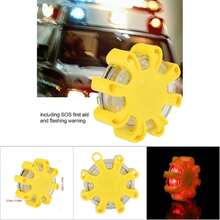 Luz De Emergencia Led Para Carretera Tipo C Luz Intermitente De Alta Visibilidad Ideal Para Automóvil Vial Y Conducción Segura - Amarillo - Ver 1