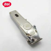 IHC-35 Classic 3-Metal Hair Clipper,2500mAh Ultra-Long Battery Life, Featuring An LED Display, Three Adjustable Taper Levers, And A Robust Metal Casing,Ideal For Haircutting And Styling - Silver - View 5