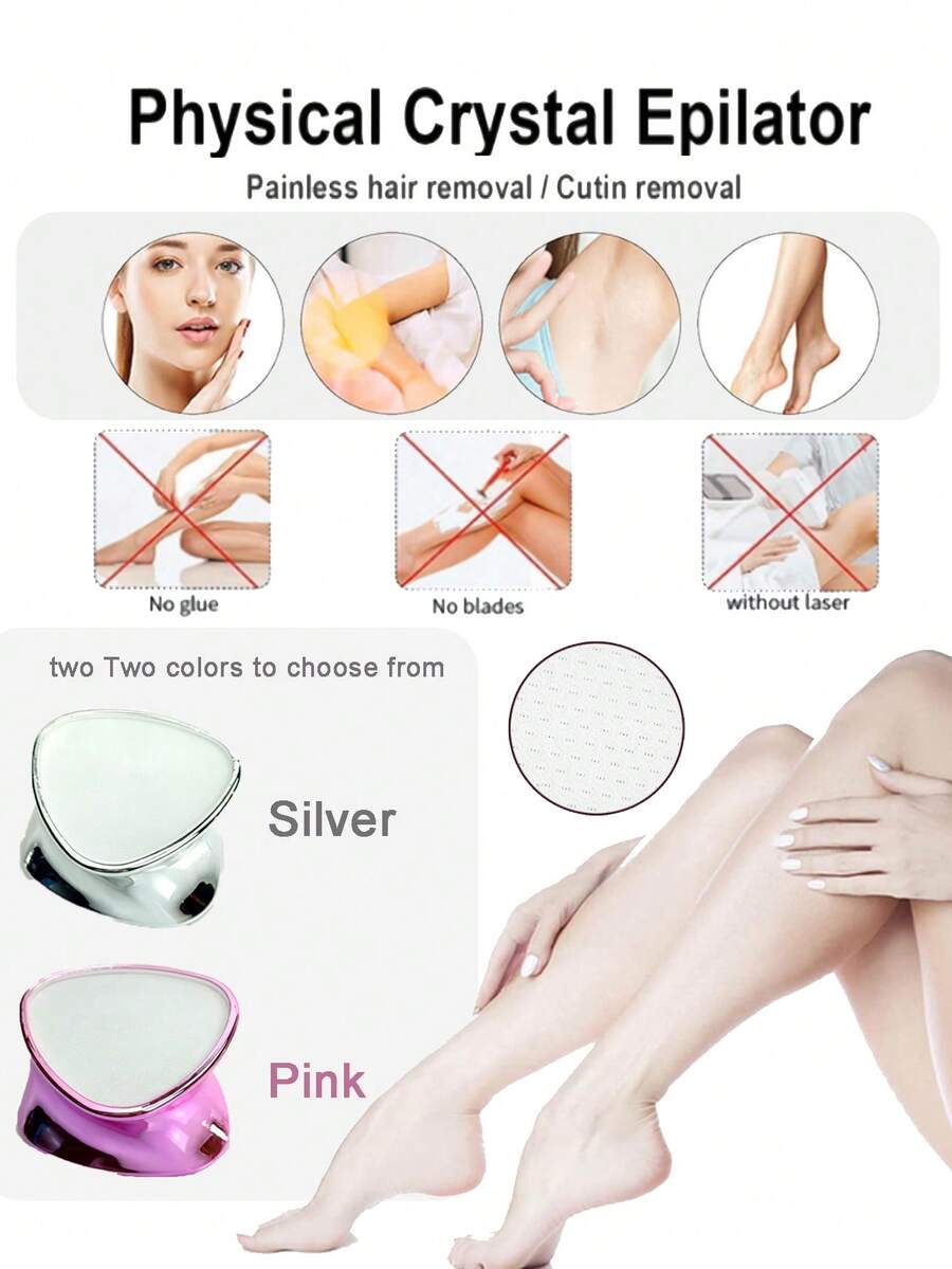 New Nano Hair Removal Device, Physical Exfoliation, Hair Removal Tool, Manual Household Use, Adult Universal, Recommended For Professional Beauty Salons, Painless Hair Removal, Incredibly Smooth, Easy To Clean, Convenient To Carry
