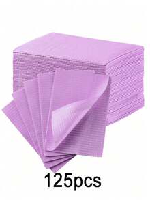 一次性粉/蓝美甲桌垫 三层防水可折叠清洁垫 桌布 美甲餐巾纸，多功能美容纹身牙科清洁布 防水桌布 美甲工具 - 彩色 - 查看 11