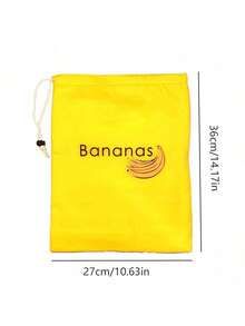 1 st bananpåse för färskhet - dragskoförseglad frukt- och grönsaksförvaringspåse, återanvändbar förvaringspåse med isolering, multifunktionell matorganisatör för kök 2025 - Multifärgad - Visa 8