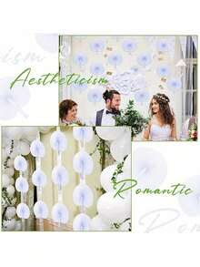 1/50 piezas Abanicos de papel blanco plegables, adecuados para bodas. Los abanicos plegables blancos presentan un patrón de origami con forma de corazón, lo que los convierte en una decoración ideal para los invitados de la boda, así como adecuados para fotografía nupcial, recuerdos de fiesta, recepciones y ceremonias de boda. Como parte de la serie de accesorios para bodas, estos elegantes abanicos plegables de mano hechos de papel son el regalo perfecto para la temporada de regreso a clases del verano. - Multicolor - Ver 3