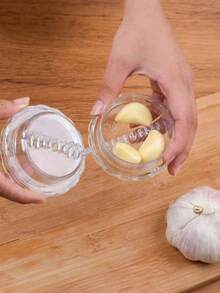 1件装多功能厨房蔬菜切碎器，手动食物处理器蔬菜绞肉机，便携式手拉式蒜蓉洋葱切碎器，带容器，适用于蔬菜、生姜、水果、坚果、香草，专业洋葱、胡萝卜和大蒜切片器，厨房小工具，家用物品（500毫升、900毫升可选），灰色，绞肉机 - 高效厨房助手，无需用电，家居礼品