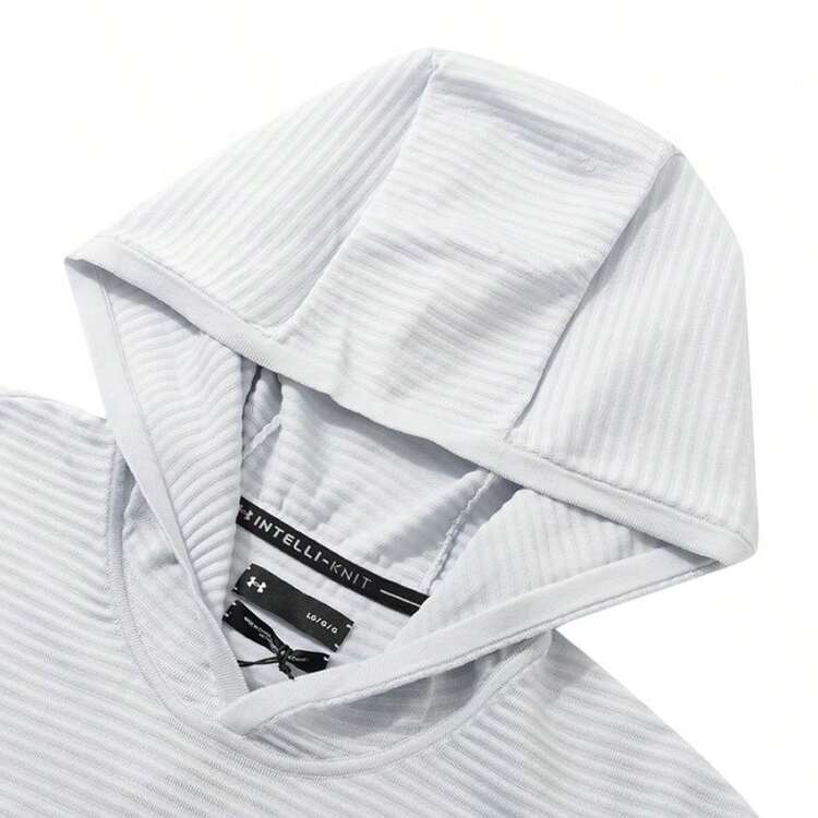 Under Armour 2026 New UA IntelliKnit Wind Casual Comfortable Sportswear Pullover Sweatshirt For Men, 1375075-014 - Grey - View 3