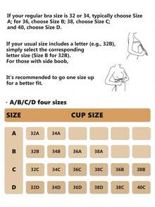 4/2/1 Pack Strapless Adhesive Bra Silicone Mango Cup Bra Breast Petals, Breathable For Small Bust, Lift And Gather, Invisible Backless Bra For Dresses, Gowns And Lingerie - Multicolor - View 7