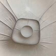 1件装充气懒人椅 - 便携式可折叠单人懒人沙发，柔软舒适，无需组装，适合室内/室外、露营和居家休闲，充气家具，室内放松，现代装饰，耐用塑料材质，露营充气沙发，充气椅，充气床