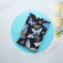 1Pc A5/A6 Black Background Butterfly Pattern Laptop Cover, Planner Case Cover Protection Shell Magazine Cover Protection Office Stationery, Back To School - Single Piece - View 15