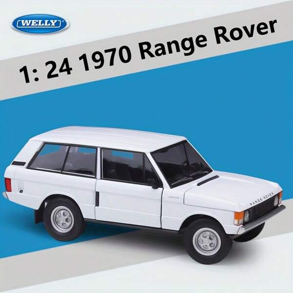 CCA COOL CHIC AUTO 1:24比例 1970年路虎揽胜合金压铸模型车，儿童玩具车，滑行车模型，男孩生日礼物
