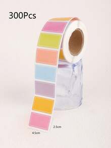 500 PCS/1 Roll Waterproof Color-Coded Index Tabs - Vibrant Sticky Labels For Organizing, Tagging & Personalized Name Tags,School Supplies,Back To School - Multicolor - View 14