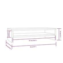 Support pour écran vidaXL 50 x 24 x 13 cm en pin massif - Camel - Voir 8