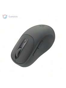 Lenovo Xiaoxin M3 Quiet Office Mouse: Bluetooth Triple Channel, Switchable To 3 Devices, PixArt Sensor, 4 DPI Settings, Silent Buttons, Skin-Like Touch - Dusk Gray - View 1