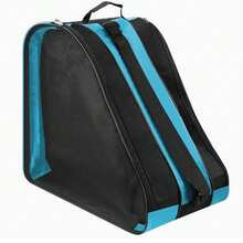 This Unisex Skate Bag Is Perfect For Ice Skates, Roller Skates, And Inline Skates. The Spacious, Three-Layer Design With Adjustable Shoulder Straps Offers Ideal Storage For Roller Skates, Ice Skates, Quad Skates, Inline Skates, Figure Skates, And Hockey Skates. Lightweight And Roomy, It Can Also Be Used As A Skateboard Bag. The Perfect Gift For Outdoor Sports Enthusiasts And Skaters. - 黑色 - 查看 9