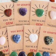 24 chiếc thiệp chúc mừng Ngày Valentine hình trái tim bằng pha lê, không cần nguồn điện, không có lông vũ, quà tặng cho lớp học và các bữa tiệc trường học, thiệp cảm ơn tình bạn [Quà tặng tiệc Ngày Valentine, không có lông vũ] - Nhiều màu - Xem 4