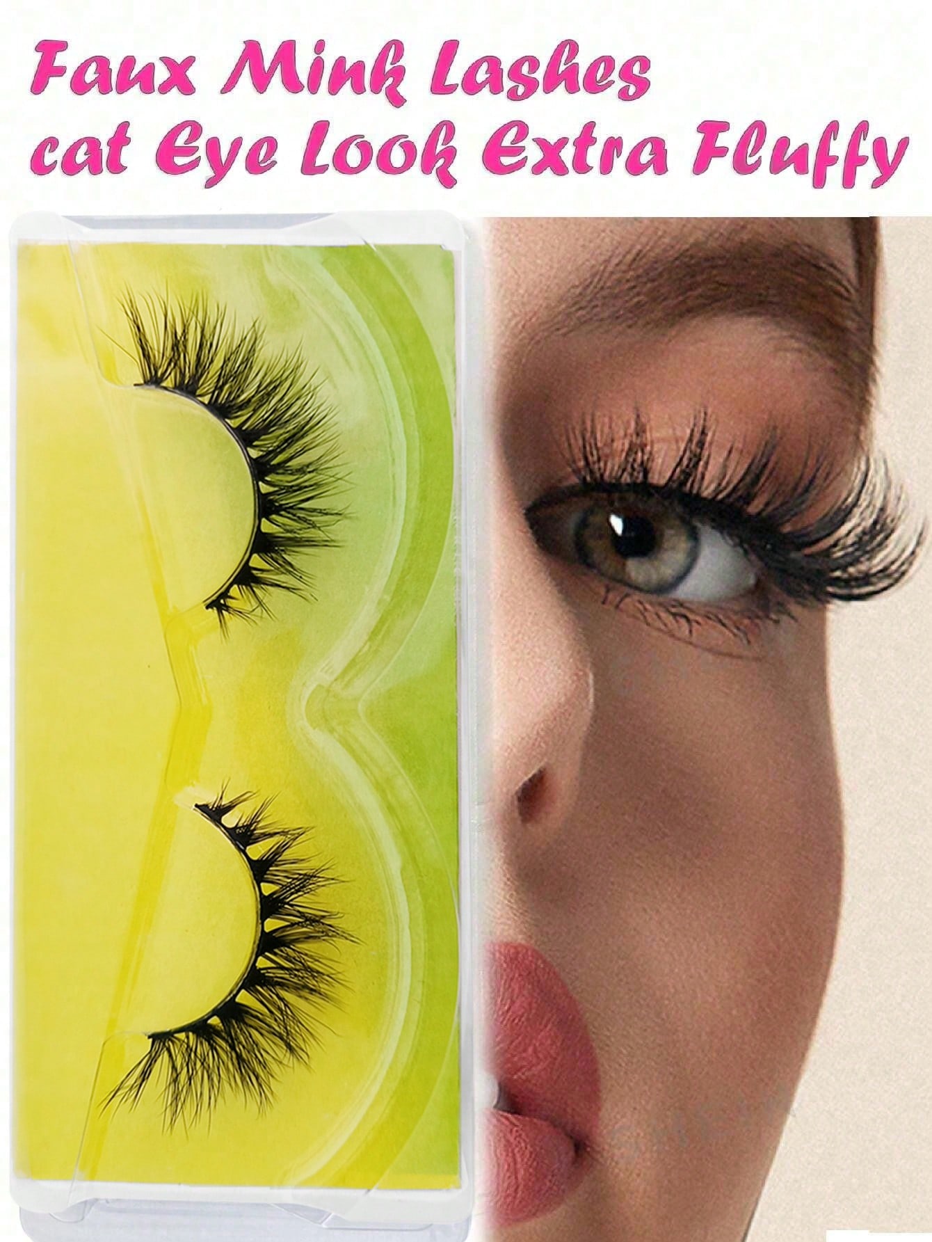 رموش صناعية عالية الجودة، زوج واحد