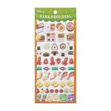3D食物和寿司蛋糕贴纸，逼真甜点贴纸，适用于工艺品、剪贴簿、文具装饰 - 彩色 - 查看 13