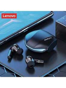 Lenovo GM2 Pro 5.3 Earphone Bluetooth Wireless Earbuds Low Latency With Mic Headphones HD Call Dual Mode Gaming Headset Chinese Packaging - Black - View 6