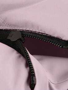 女士纯色加厚防风夹克，户外运动登山外套，秋冬季