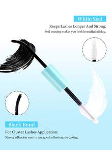 【全套工具】从佩戴到卸除所需的所有工具都包含在套装内，睫毛胶无需等待，0秒即可涂抹于眼部，持久长达48小时，密封层可将睫毛的持久度延长至72小时，睫毛可在30秒内轻松卸除，不会损伤眼睛，让您在家轻松获得沙龙级嫁接体验。 - 彩色 - 查看 6
