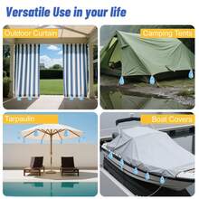 6 PCS Pool Cover Water Weights Bag With Hooks, Thick PVC Water Weight For Above Ground Pool Cover, Antifreezing Winter Weights Bags For Closing Pools Tarp, Leakproof Swimming Covers Hanging Bag - Baby Blue - View 7