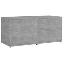 Mobile porta TV vidaXL, grigio cemento, 80x34x36 cm, legno composito - Cammello - Visualizzare 11