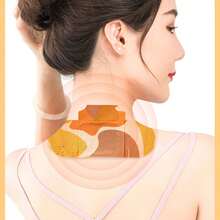 toppe riscaldante agli oli essenziali a base di erbe, maschera per gli occhi a vapore, rilassante e calmante, toppe riscaldante automatica per spalle e collo, adatta per collo, spalle, vita e ginocchia, unisex - Multicolore - Visualizzare 2