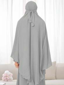 1pc Minimalist & Fashionable Muslim Women Hijab Headscarf, Suitable For Daily Wear, Praying, All Seasons - Multicolor - View 19