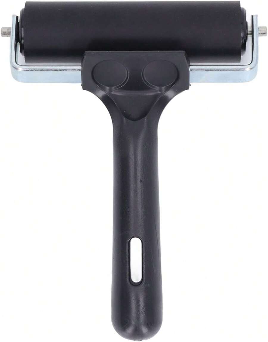 EstiloRodillo De Goma, Rodillo De LinóLeo De 10 Cm, Rodillo De Pintura De Diamante Para ImpresióN Y Grabado De LinóLeo, Brocha Rodillo Brayer Rodillo Con Mango Para Pintar, Imprimir OVersióN Mejorada - 1 - Ver 1