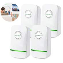 Juego De 4 Adaptadores Domésticos De Ahorro Energético, Enchufe Estabilizador De Voltaje De Ahorro Energético, 90-240 V, Enchufe Inteligente De Ahorro Energético, Equipo Para Oficina En Casa - Tipo de Enchufe A USA (110-127V) - Ver 1