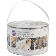 Simplicity Out Wedding Send Streamer Tubes, 14 pc 4.2"H(Plateado) - Multicolor - Ver 2