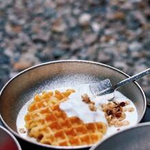 - Plato de camping de titanio, cuencos de titanio, ultra gruesos y duraderos, juego de utensilios de cocina de una sola pared, con bolsa de malla de transporte para mochileros al aire ltima intervensin, senderismo, cristalizado plato, 400 ml - tazón: 400 ml - Ver 8