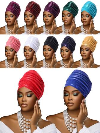 1pc 2025 New Layered Sponge Floral Beauty Headband