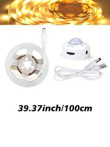 5V USB Motion Sensor LED Strip Light, 3.28-32.8ft Length, 120° Sensing Angle, Adjustable Duration, Home Lighting