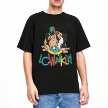 Singe Singe Cartoon T-Shirt Merch Men Women 100% Cotton Crew Neck Short Sleeve T-Shirt Clothing Gift Idea - Black - View 1