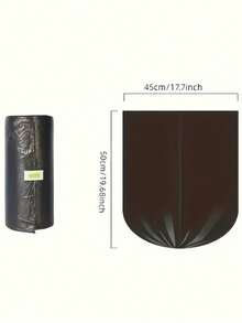 5 Rolls 75pcs Extra Large, Leak-Proof, Durable, Odorless Plastic Trash Bags, Multi-Color - Ideal For Kitchen, Bathroom, Dorm And Outdoor