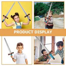 TendenciaVaguelly 12 Uds Espadas Inflables 60Cm Espada De Piratas Inflables Favores De Fiesta Pirata para Fiesta Temática Cumpleaños Natación Fiesta En La Piscina Cosplay Accesorios De Disfraz DeCalidad premium - 1 - Ver 10